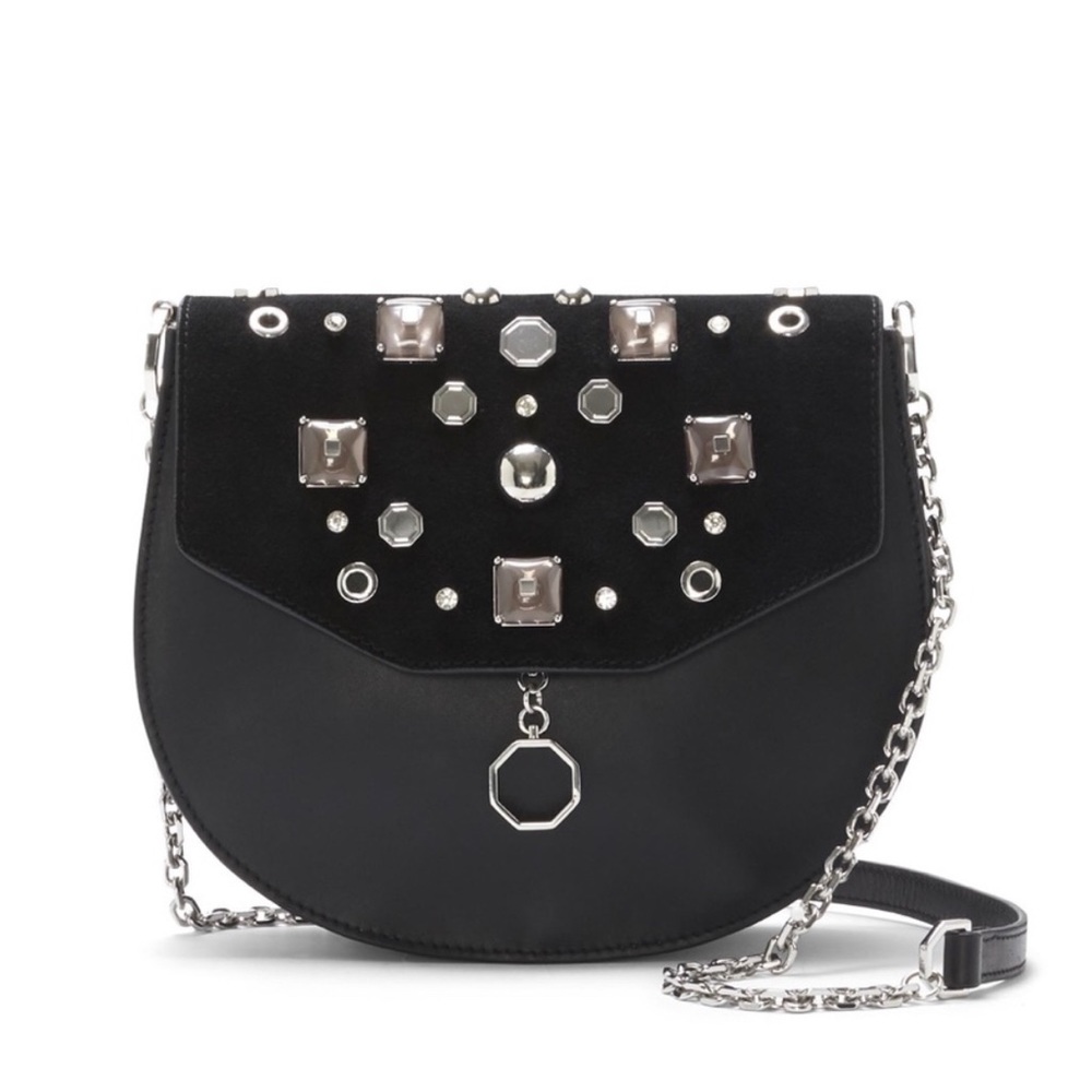 Black Louise et Cie Jael Embellished Leather Bag
